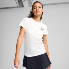 Dámské triko Puma Ess Script Tee White_3