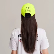 Kšiltovka Mercedes Unisex Map F1 LH Col Driver BB Cap Neon Yellow_6