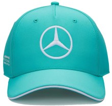 Kšiltovka Mercedes Unisex Map F1 Team Baseball Cap Teal_3