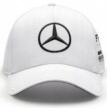 Kšiltovka Mercedes Hamilton Team Trucker Cap White_2