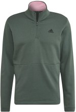 Adidas Men Mts 3/4 Zip  Sweatshirt Green_1