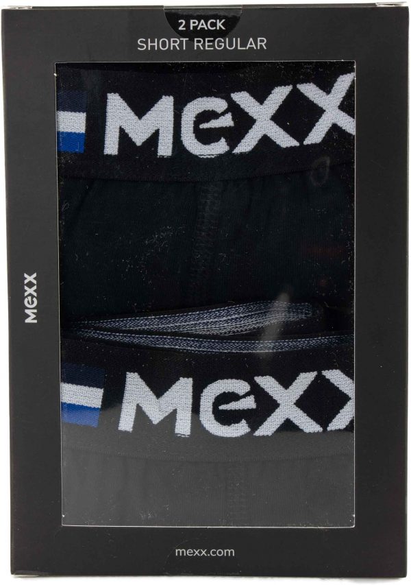 Pánské boxerky Mexx 2P black reguler, K Sporting