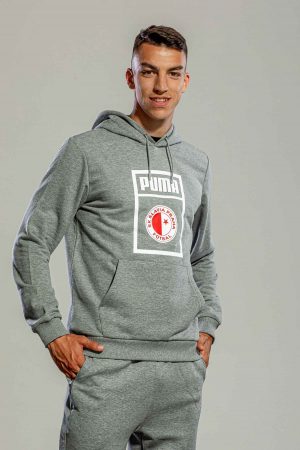 Pánská mikina Puma SLAVIA PRAGUE GRAPHIC HOODY, K Sporting