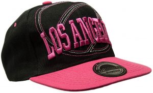 Kšiltovka City Los Angeles černá-růžová, K Sporting
