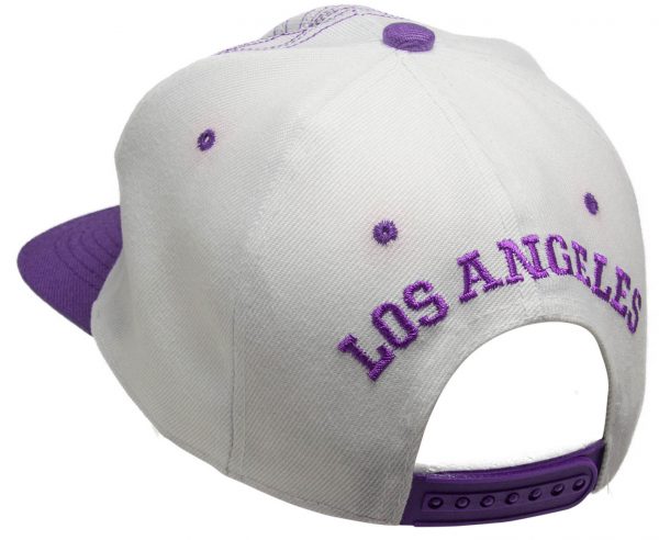 Kšiltovka City Los Angeles bílá-fialová, K Sporting