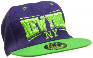 Kšiltovka City New York fialová-zelená, K Sporting