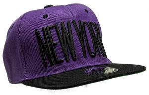 Kšiltovka City New York fialová-černá, K Sporting