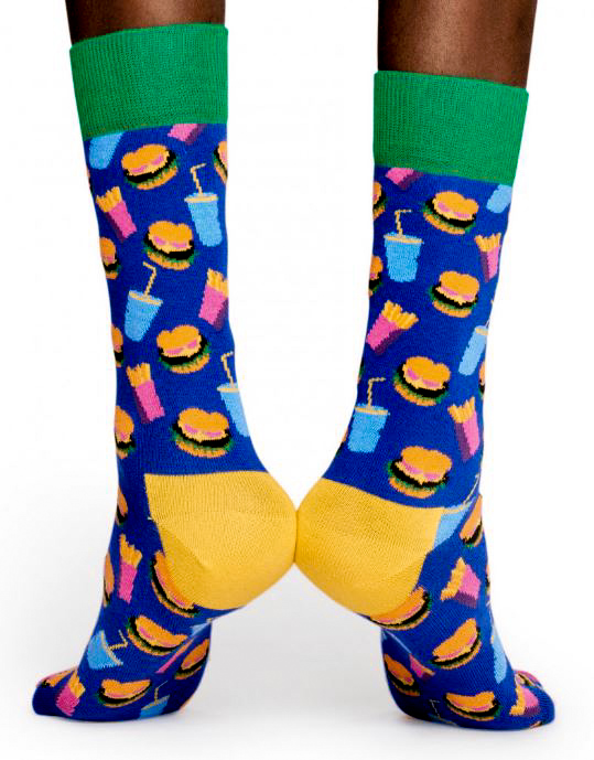 Ponožky Happy Socks Hamburger, K Sporting