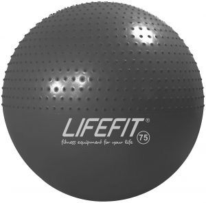 Gymnastický masážní míč Lifefit Massage Ball 75cm, tyrkys