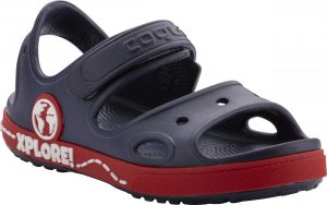 Dětské sandály Coqui Yogi Navy & Red