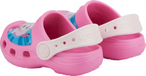 Dětské nazouváky COQUI Maxi TT&F Dk. pink & Pale pink