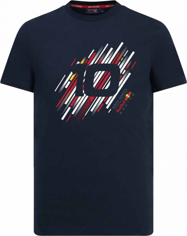 Pánské triko Red Bull Men Racing Team FW Gasly Number T-Shirt Navy