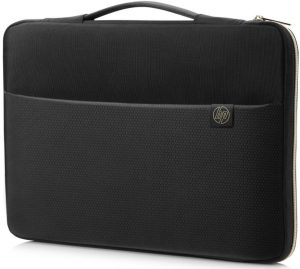 Pouzdro na notebook HP 17,3″ Blk-Gold Carry sleeve 310x430x40 mm