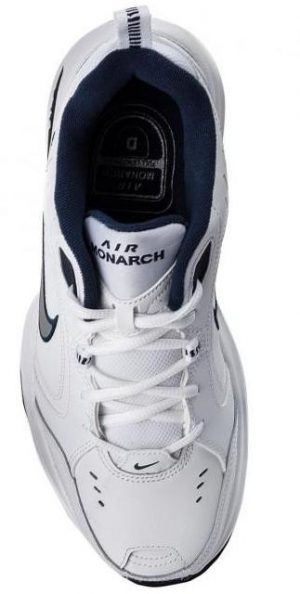 Pánská obuv Nike Men Air Monarch IV White/Metallic Silver