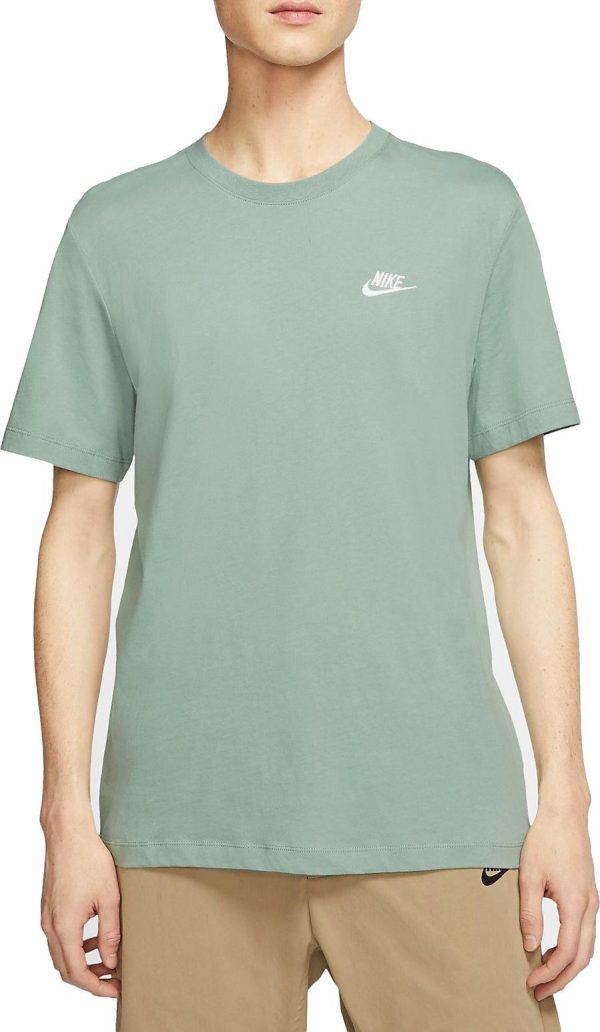 Pánské triko Nike Club T-Shirt Grey Olive
