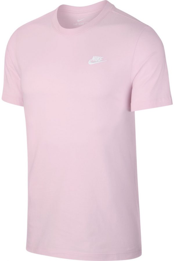 Pánské triko Nike Club T-Shirt Grey Pink