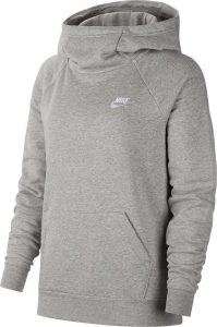 Dámská mikina Nike Essential Funnle-Neck Fleece Hoodie Grey