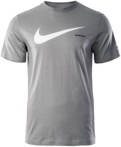 Pánské triko Nike Men Swoosh T-Shirt Grey