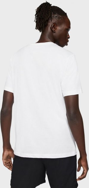 Pánské triko Nike Men Dry-Fit Turroise T-Shirt White