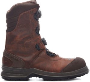 Kožená obuv Grisport Winter Safety boots with double Boa® S3 Brown