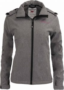 Dámská softshellová bunda Spitsbergen Norway Wms Softshell Jacket Melange Grey