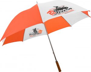 Deštník Impliva Umbrella Orange-White Moto