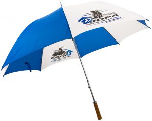 Deštník Impliva Umbrella White-Blue-Black Moto