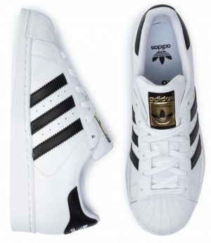 Boty Adidas Unisex Superstar J White/Black/White