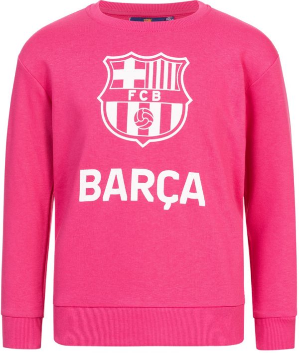 Dětská mikina FC Barcelona Pink