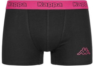 Pánské boxerky KAPPA 2-pack Black-Fuchsia