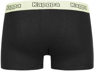 Pánské boxerky KAPPA 2-pack Black-Lime