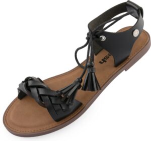 Dámské sandály Refresh Low Sandal In Eco-Leather Black