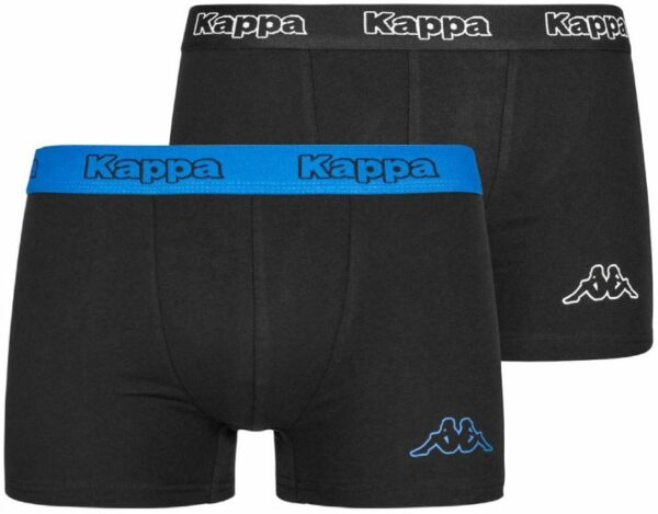 Pánské boxerky KAPPA 2-pack Black-Diva