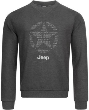 Pánská mikina Jeep Men Round Neck Sweatshirt Star All