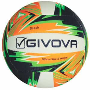 Volejbalový míč Givova Beach 18 orange-blue