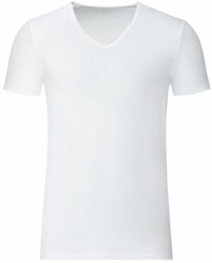 Pánské triko Benetton Men V-Neck T-Shirt White