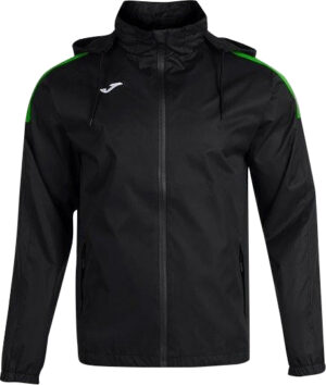 Sportovní bunda Joma TRIVOR BLACK FLUOR GREEN