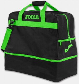 Sportovní taška Joma Bag Training III Black-Fluor Green Large