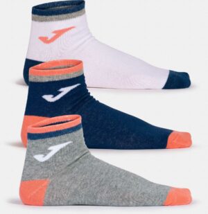 Dámské ponožky Joma TWIN SOCKS NAVY WHITE MELANGE GREY