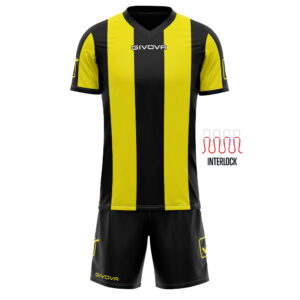 Sportovní set Givova Catalano yellow-black