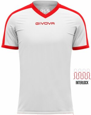Sportovní triko GIVOVA Revolution white-red