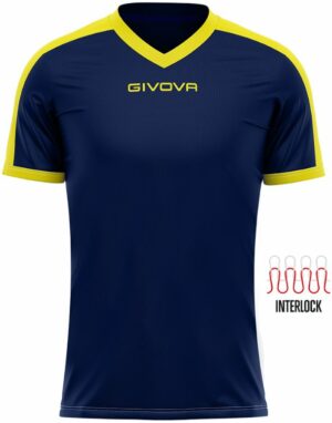 Sportovní triko GIVOVA Revolution blue-yellow