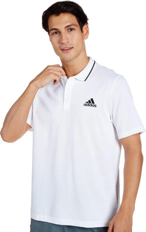 Pánské triko Adidas Essentails Aeroready Pique Small Logo Polo Shirt