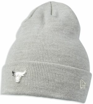 Zimní čepice New Era Men Flawless Beanie Chicago Bulls Grey-Silver