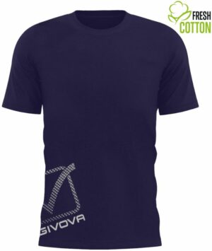 Bavlněné triko GIVOVA Reflective Navy