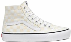 Dámské boty VANS Wmns SK8-High Checkerboard White-Yellow