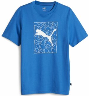 Pánské triko PUMA Graphic  Cat Tee Blue