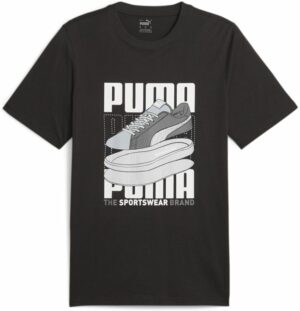 Pánské triko PUMA Graphic  Sneaker Black