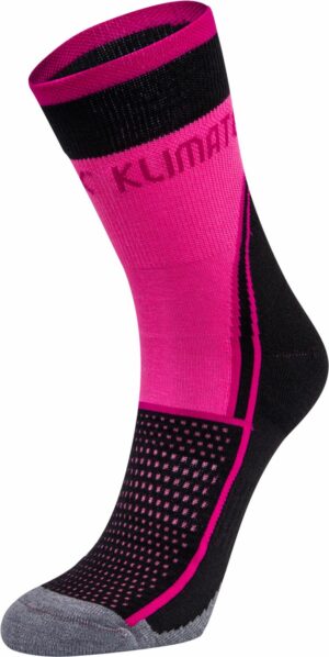 Sportovní ponožky KLIMATEX Korbin černá-fuchsiová
