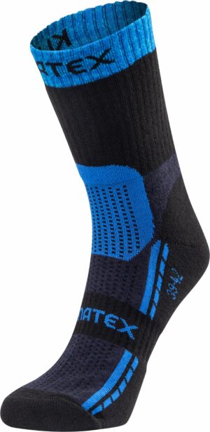 Trekingové ponožky KLIMATEX Fink1 černá-modrá